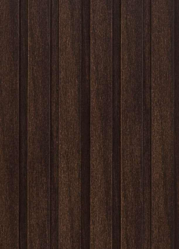Next Level Louvers Korea Series Brown Wood Louver Panel Louvers 8x0.39 ft Brown #428884