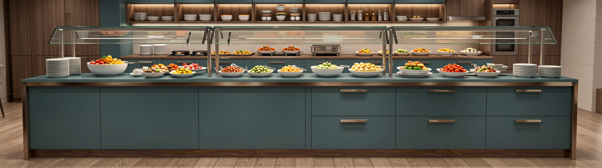 Plain Laminate 8x4 ft High Gloss 1 mm - HG 1023 — application view in a sophisticated dining