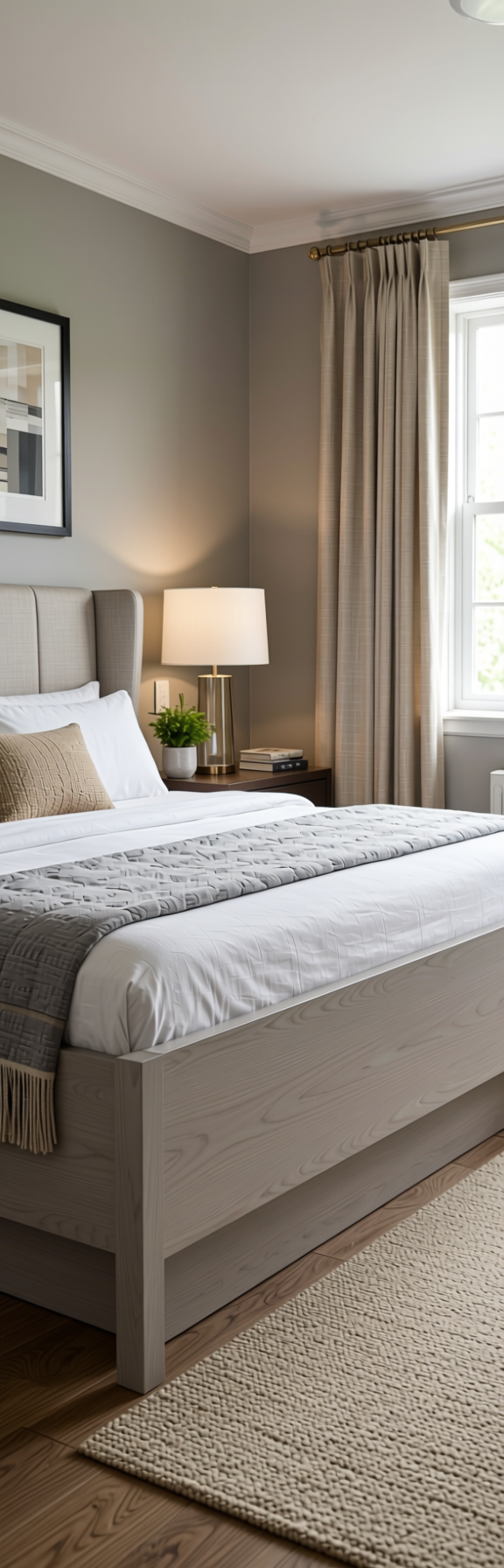 Plain Laminate 8x4 ft Texture 1 mm - ST 1129 — application view in a guest room