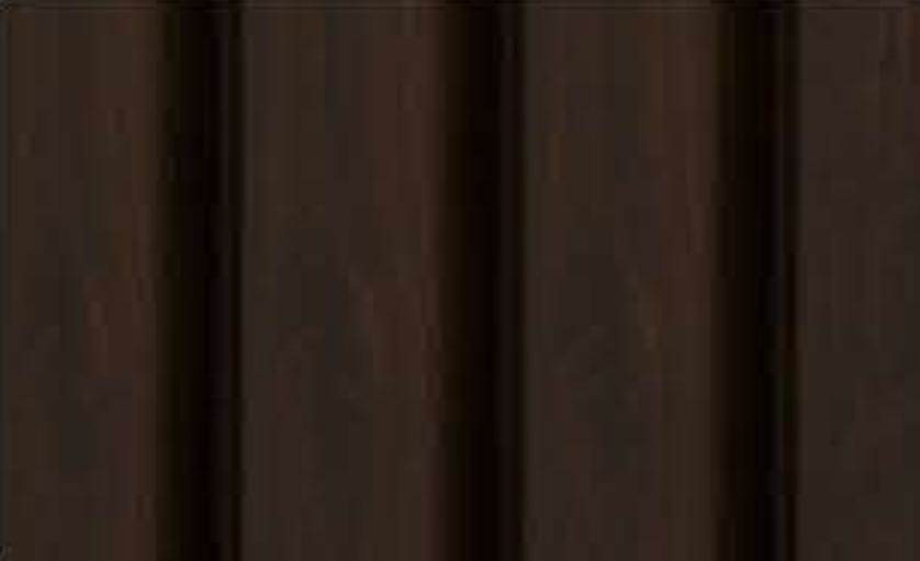 Wave English Nut Panel Wood Louvers Brown 10x0.88 Ft - 113 76