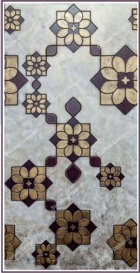 Shannon Texture Finish Liquid Metal Hdf Decorative Wall Panel Designer Multi Colour 8x4 Ft - 21001