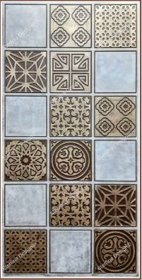 Shannon 8 Ft X 4 Texture Finish Liquid Metal Hdf Decorative Wall Panel Designer Multi Colour 8x4 - 21006