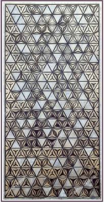Shannon 8 Ft X 4 Texture Finish Liquid Metal Hdf Decorative Wall Panel Designer Multi Colour 8x4 - 21007