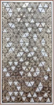 Shannon Texture Finish Liquid Metal Hdf Decorative Wall Panel Designer Multi Colour 8x4 Ft - 21009