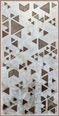 Shannon Texture Finish Liquid Metal Hdf Decorative Wall Panel Designer Multi Colour 8x4 Ft - 21012