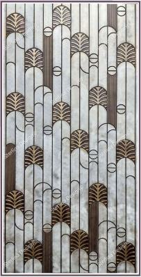 Shannon Texture Finish Liquid Metal Hdf Decorative Wall Panel Designer Multi Colour 8x4 Ft - 21013