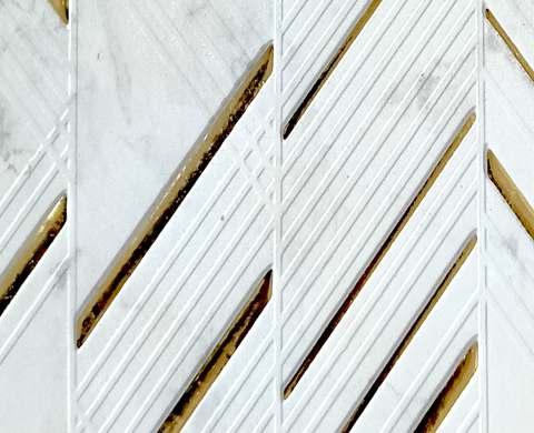 Trend Laminates Charcoal Decorative Wall Panel 8x2 ft designer louvers White 2325