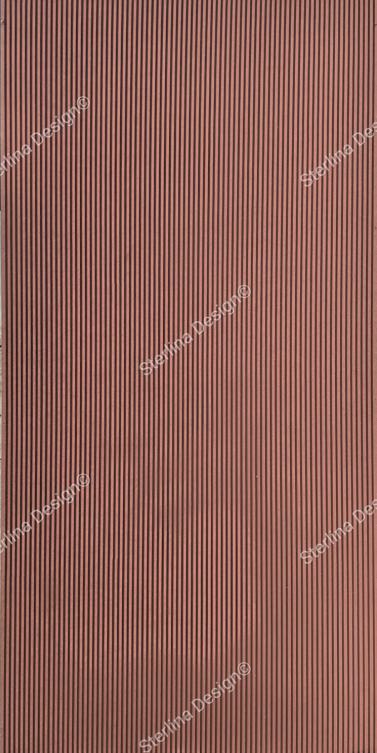 Sterlina Fluted Panel Plain Colors Louvers Red 8x4 Ft - 253
