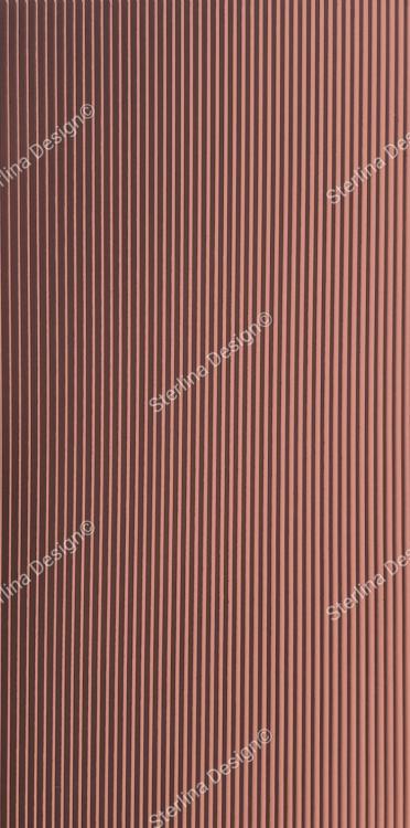 Sterlina Mdf Fluted Panel Plain Colors Louvers Red 8x4 Ft - 254