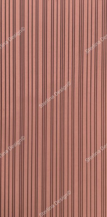 Bloom and Beautiful Sterlina Fluted Panel 8x4 ft plain colors louvers Red 257