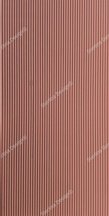 Sterlina Mdf Fluted Panel Plain Colors Louvers Red 8x4 Ft - 259