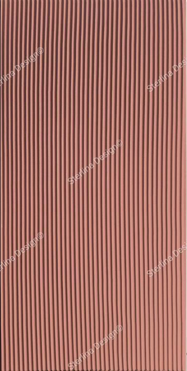 Sterlina Mdf Fluted Panel Plain Colors Louvers Red 8x4 Ft - 263