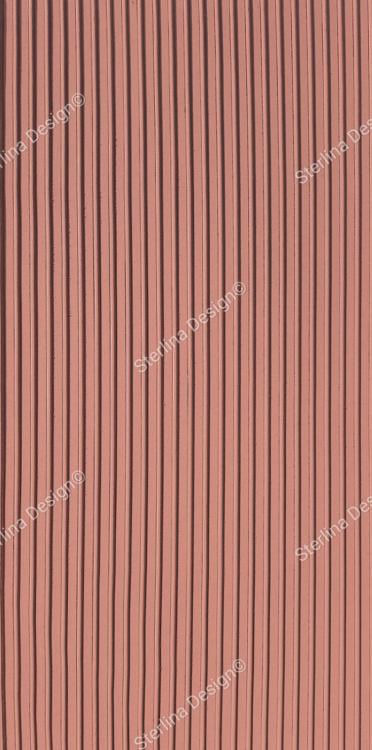 Sterlina Mdf Fluted Panel Plain Colors Louvers Red 8x4 Ft - 264