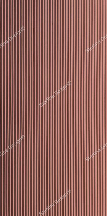 Sterlina Mdf Fluted Panel Plain Colors Louvers Red 8x4 Ft - 265