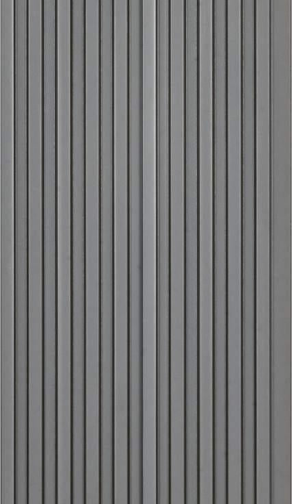 Europratik Cassa Series Duco Finish Panel 8x0.5 ft designer louvers Grey 3358