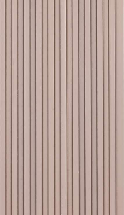 Cassa Series Duco Finish Panel Designer Louvers Beige 8x0.5 Ft - 3359