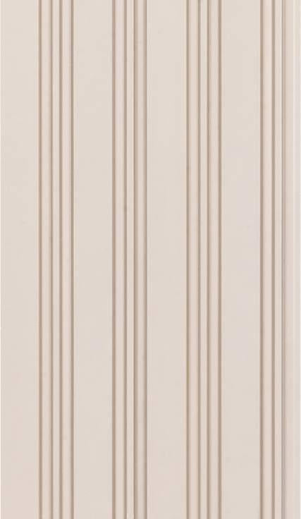 Cassa Series Duco Finish Panel Designer Louvers Cream 8x0.5 Ft - 3362