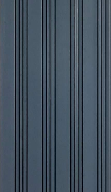 Cassa Series Duco Finish Panel Designer Louvers Blue 8x0.5 Ft - 3363