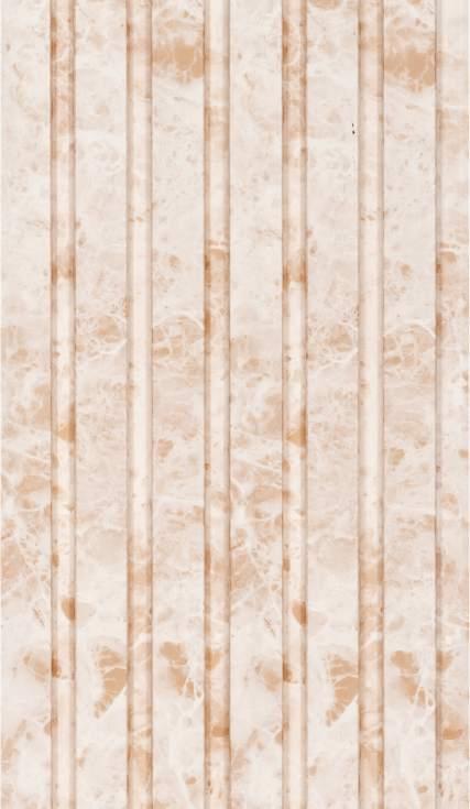 Cassa Series Marble Panel Designer Louvers Cream 8x0.5 Ft - 3364