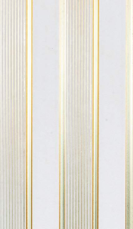 Cassa Series Engraved Leather Panel Designer Louvers White 8x0.5 Ft - 3445