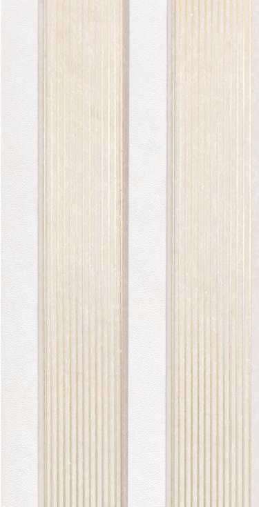 Cassa Series Designer Panel Louvers Cream 8x0.5 Ft - 3553