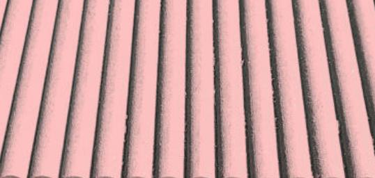 Sterlina Mdf Fluted Panel Plain Colors Louvers Red 8x4 Ft - 451