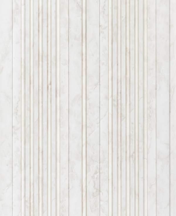 Cassa Series Marble Panel Designer Louvers White 8x0.5 Ft - 4834 8