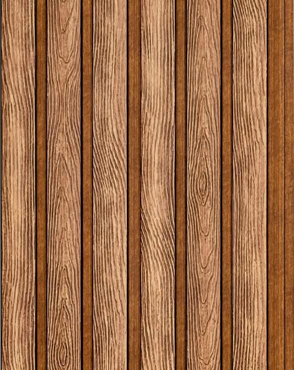 Cassa Series Syncro Wood Panel Designer Louvers Brown 8x0.5 Ft - 5877 8