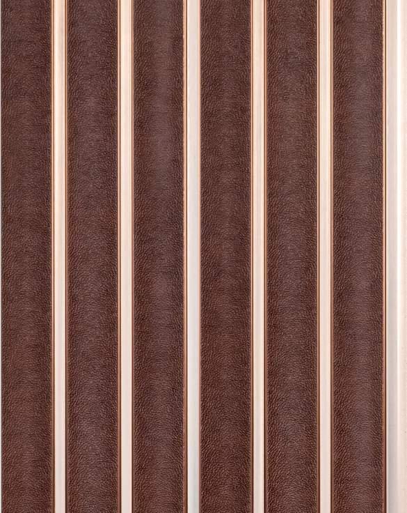 Cassa Series Sand Stone Panel Designer Louvers Wenge 8x0.5 Ft - 5883