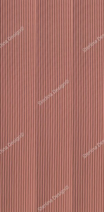 Sterlina Fluted Panel Plain Colors Louvers Red 8x4 Ft - 607