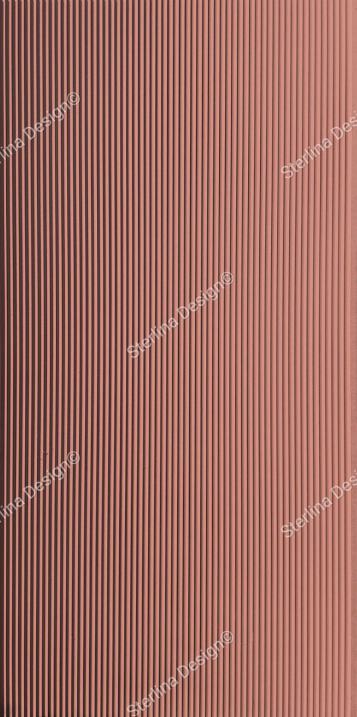 Sterlina Mdf Fluted Panel Plain Colors Louvers Red 8x4 Ft - 609