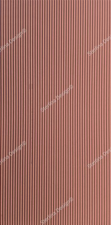 Sterlina Mdf Fluted Panel Plain Colors Louvers Red 8x4 Ft - 610