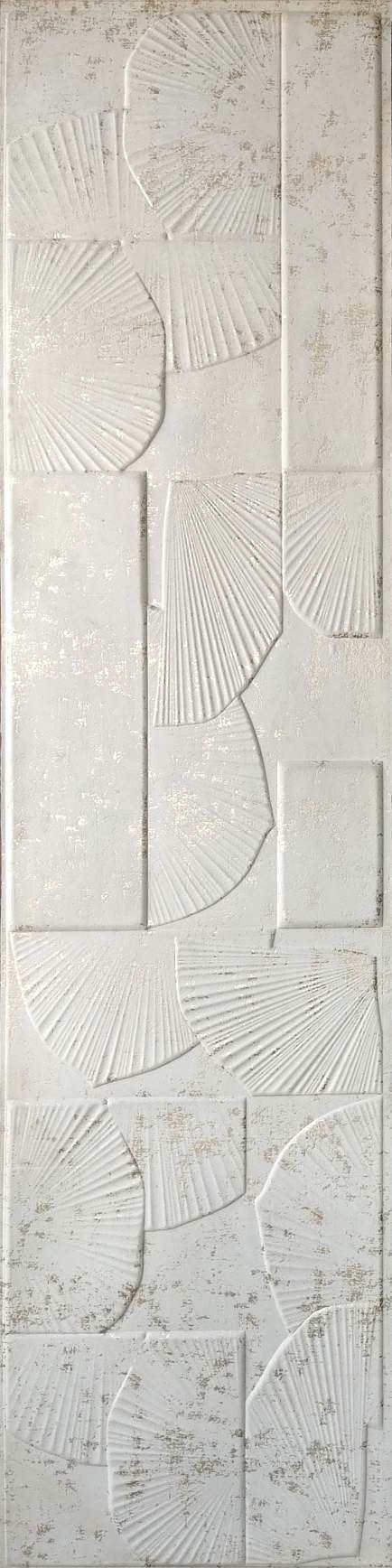 Fabric Wall Panel Wood White 8x2 Ft - 7903 Glo