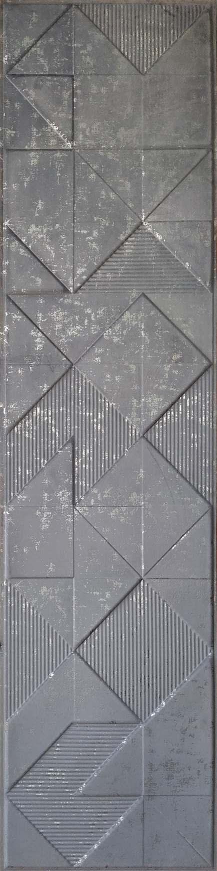 Fabric Wall Panel Wood Black 8x2 Ft - 7907 Glo