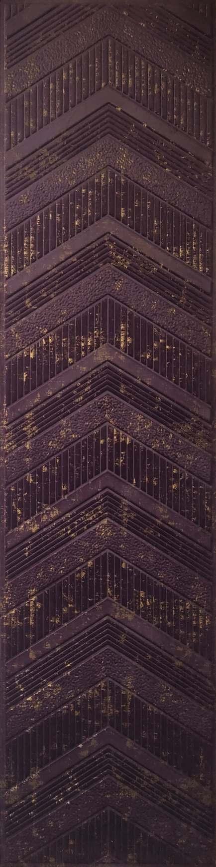 Fabric Wall Panel Wood Purple 8x2 Ft - 7910 Glo