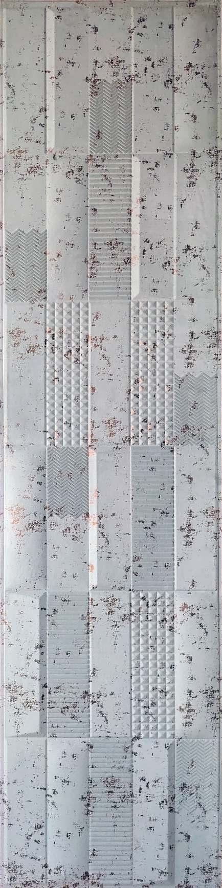 Fabric Wall Panel Wood White 8x2 Ft - 7914 Glo