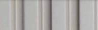 Charcoal Louvers Panel Plain Colors White 9x0.83 Ft - 83359