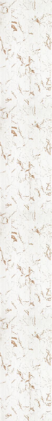 Charcoal Louvers Panel Marble & Stone White 8x1 Ft - 9763