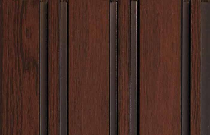 Altura Series Louvers Wood Brown 8x0.66 Ft - Ap 12111