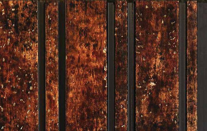 Altura Series Louvers Metallic Brown 8x0.66 Ft - Ap 14112