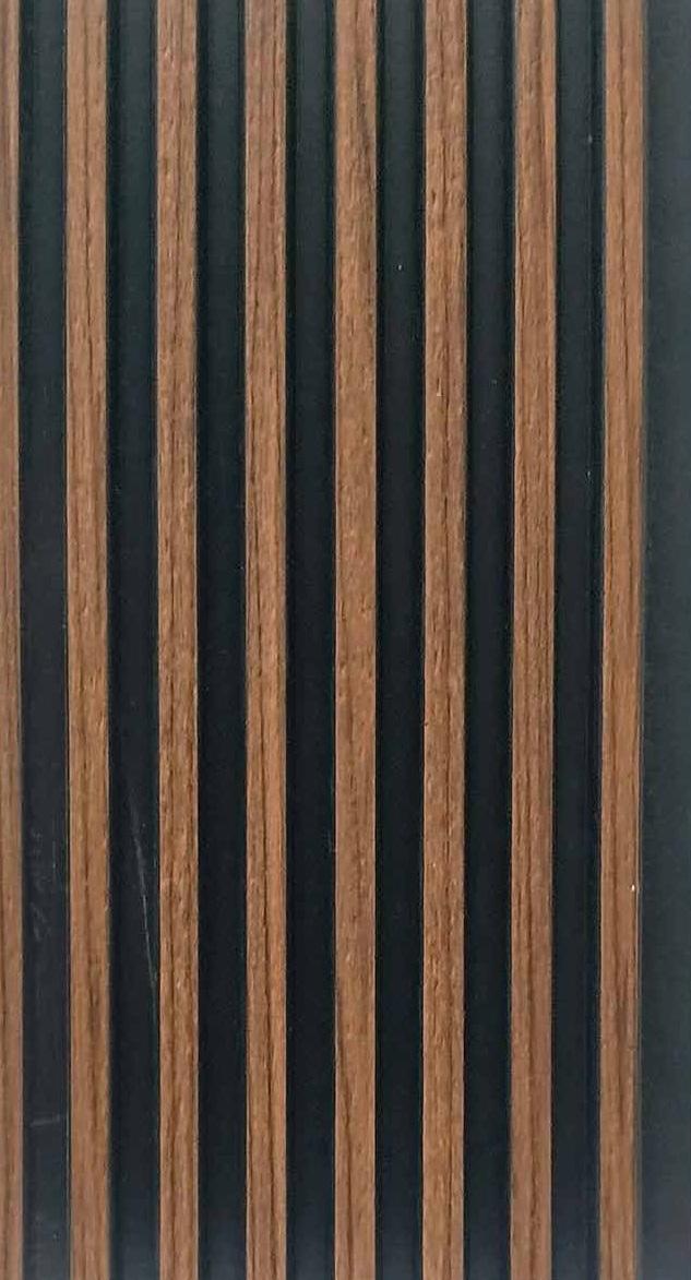 Altura Series Louvers Wood Brown 8x0.41 Ft - Ap 9220