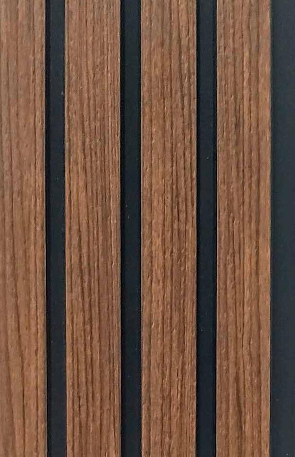 Altura Series Louvers Wood Brown 8x0.41 Ft - Ap 9223