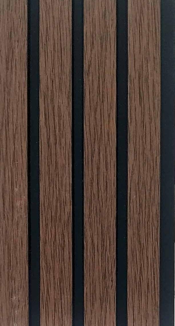 Altura Series Louvers Wood Brown 8x0.41 Ft - Ap 9225