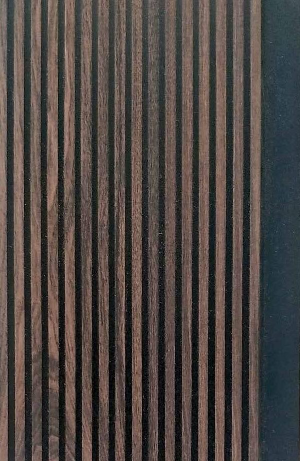 Altura Series Louvers Panel Wood Brown 8x0.41 Ft - Ap 9234