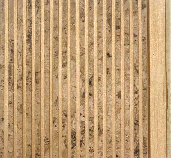 Altura Series Louvers Panel Wood Brown 8x0.41 Ft - Ap 9315