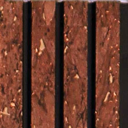 Altura Series Louvers Panel Marble & Stone Brown 8x0.41 Ft - Ap 9414