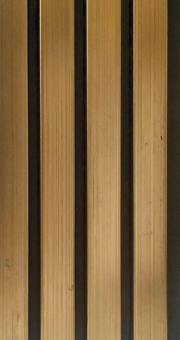 Altura Series Louvers Panel Wood Brown 8x0.41 Ft - Ap 9424