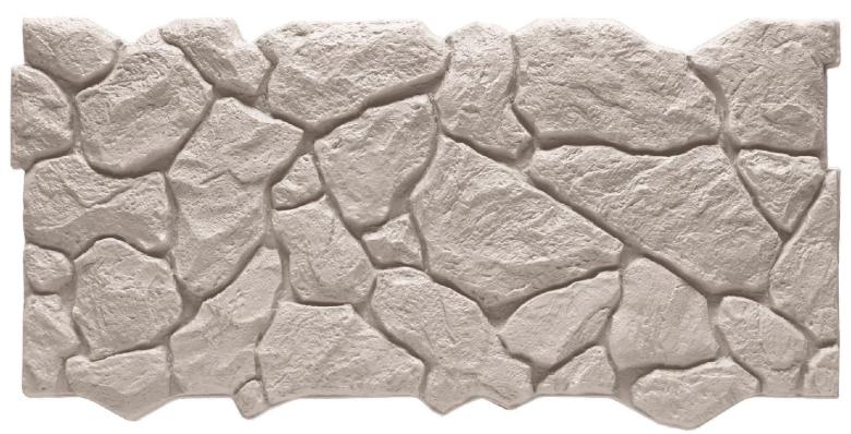 PU Stone Natural Stone White Texture Finish Panel 4x2 ft marble & stone louvers White AR-106