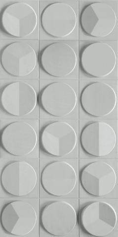 Clock Dark Grey Pu Stone Panel Designer Louvers 4x2 Ft - Ar-112