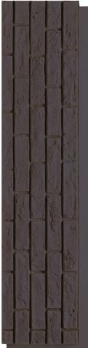 Industrial Brick Wall Brown PU Stone Panel 4x1 ft marble & stone louvers Brown AR-116